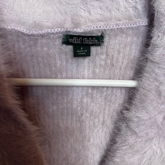 Wild Fable Soft Lilac Fuzzy Sweater - Picture 2 of 5